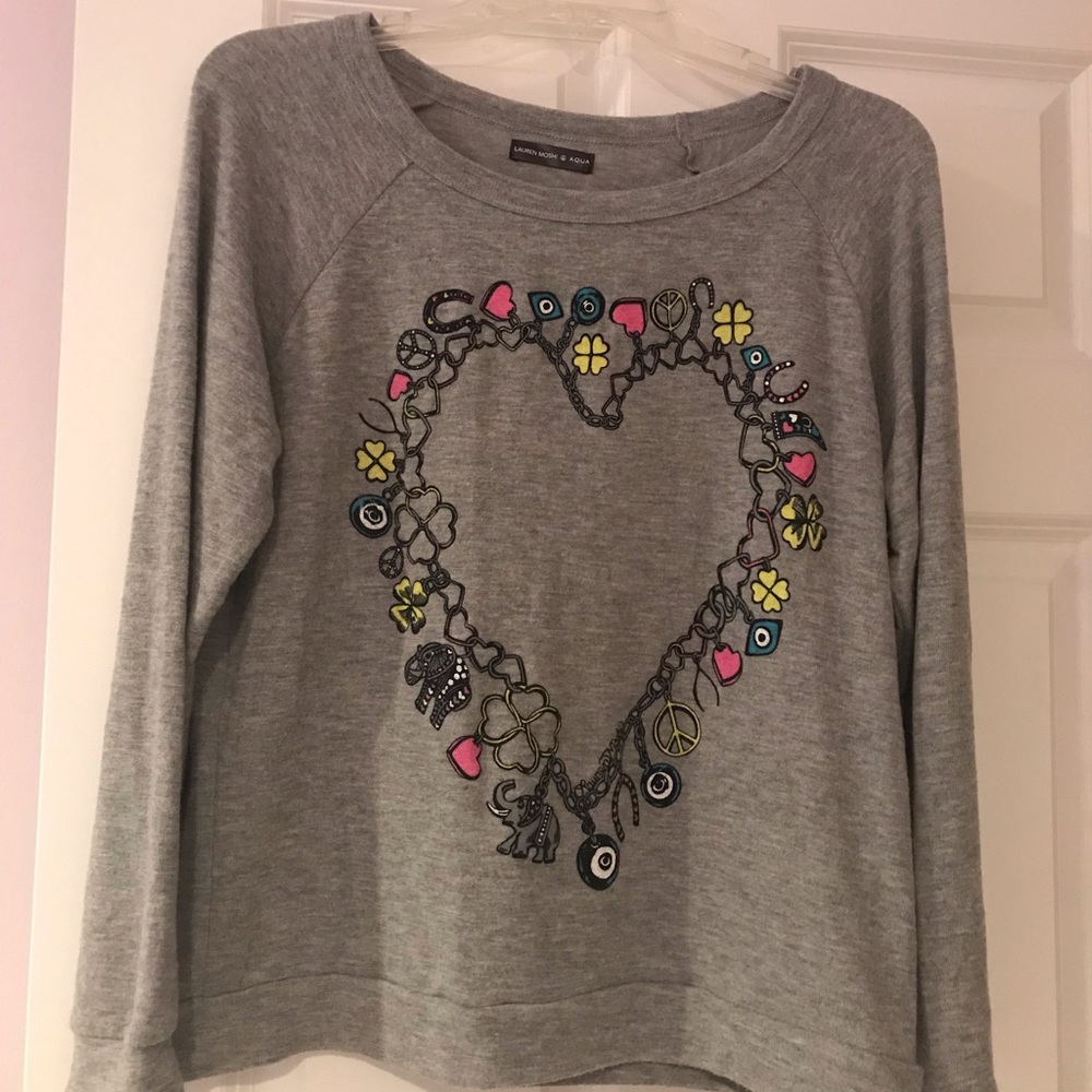 Aqua sweatshirt